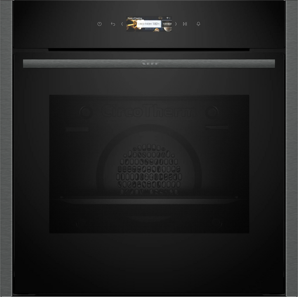NEFF N70 smart built-in single oven B24CR71G0B in Graphite-Grey