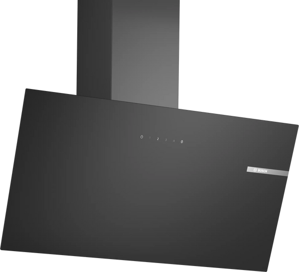 Bosch Series 2 80cm inclined glass cooker hood in Black