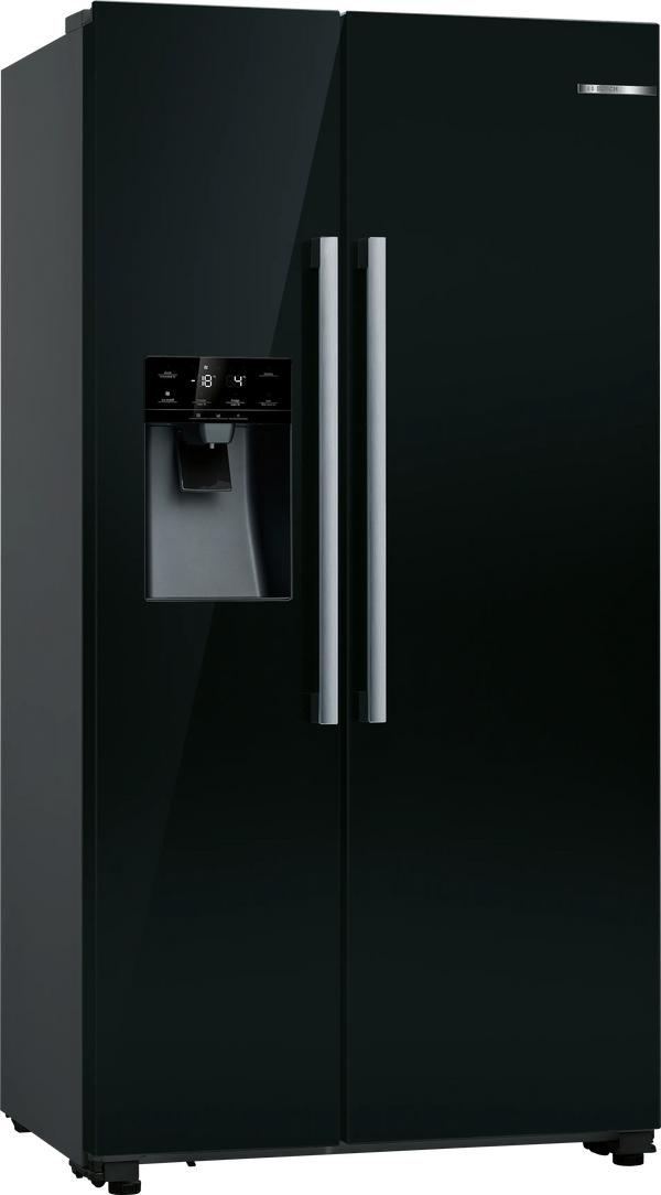 Bosch Series 6 KAD93ABEP American Side by Side Fridge Freezer in Black