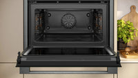 NEFF N70 C24MR21G0B built-in compact oven with microwave in Graphite-Grey