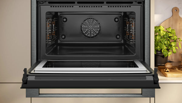 NEFF N90 C24MS71G0B built-in compact oven with microwave in Graphite-Grey