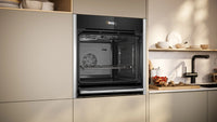 NEFF N70 Slide&Hide smart built-in single oven B54CR31N0B in Stainless Steel
