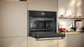 NEFF N70 C24MR21G0B built-in compact oven with microwave in Graphite-Grey