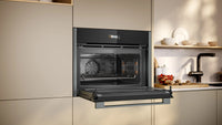 NEFF N70 C24MR21G0B built-in compact oven with microwave in Graphite-Grey