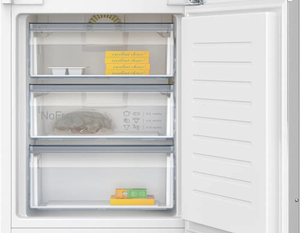 Neff N50 built-in fridge-freezer with freezer at bottom 193.5 x 55.8 cm flat hinge | KI7962FD0