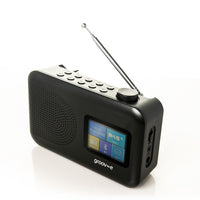 Groov-e Berlin DAB+ and FM Bluetooth Radio Black - official product image