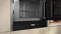 NEFF N70 NR4GR31G1B built-in microwave with grill in Graphite-Grey