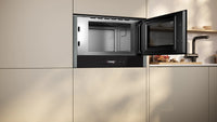 NEFF N70 NR4WR21G1B built-in microwave oven in Graphite-Grey