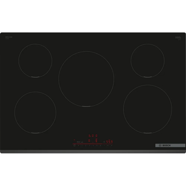 Bosch Series 6 Induction hob 80 cm Black | PIV831HB1E Bosch Hob Euronics Ireland
