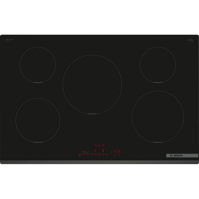 Bosch Series 6 Induction hob 80 cm Black | PIV831HB1E Bosch Hob Euronics Ireland