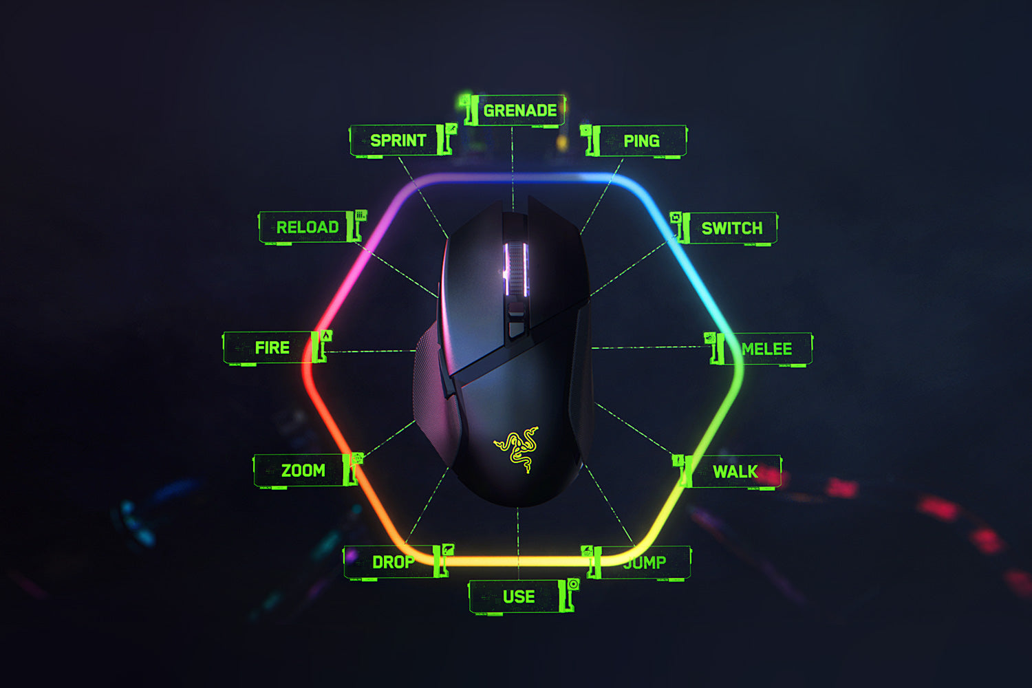 Razer Basilisk V3 Pro Wireless Gaming Mouse, Black product image