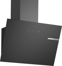 Bosch Series 2 60cm inclined glass cooker hood in Black