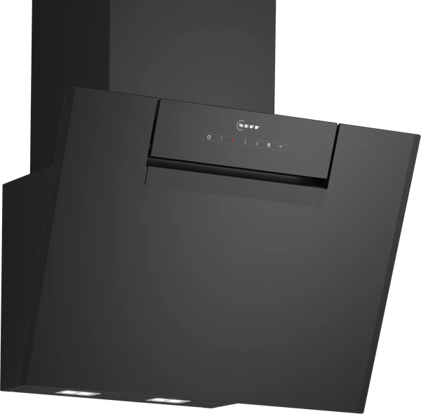 NEFF N 50 60cm angled glass cooker hood in Black