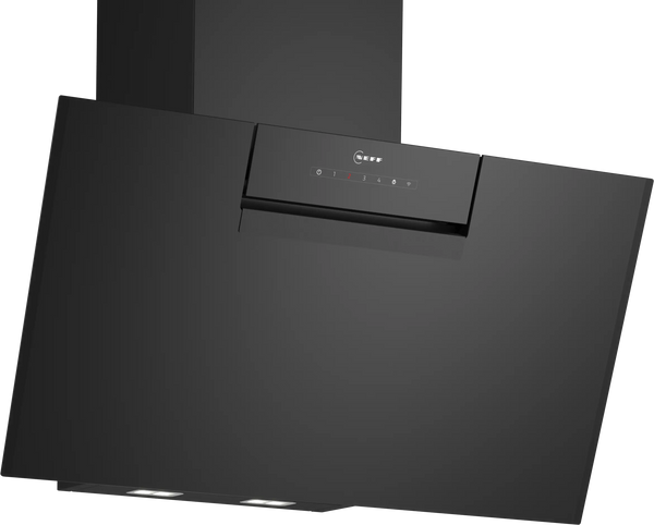 NEFF N 50 80cm angled glass cooker hood in Black