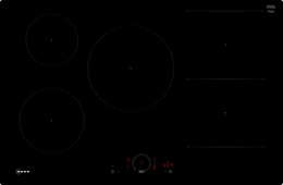 NEFF N70 80cm Flush Induction Hob - Black | T58PHW1L0