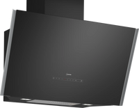 NEFF N90 D98IPT2S0B 90cm angled wall-mounted cooker hood in Black