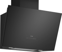NEFF N70 D88IAN2S0B 80cm angled wall-mounted cooker hood in Black
