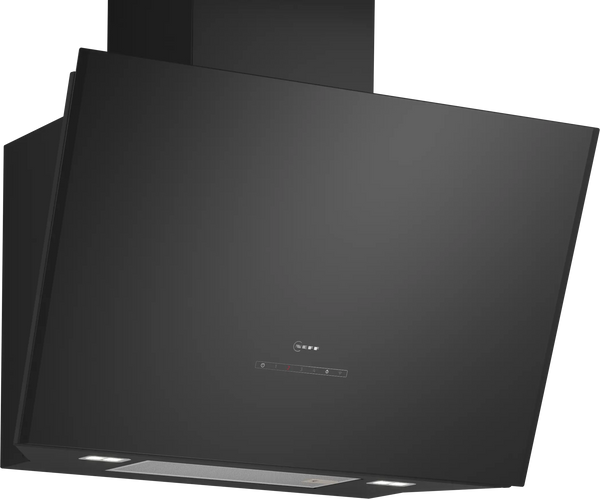 NEFF N70 D88IAN2S0B 80cm angled wall-mounted cooker hood in Black