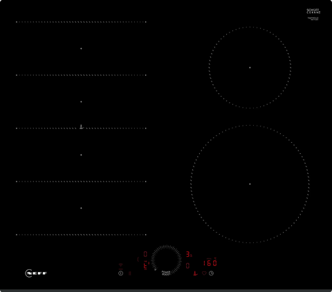 NEFF N70 60cm Flex Induction Hob - Black | T66FHE4L0