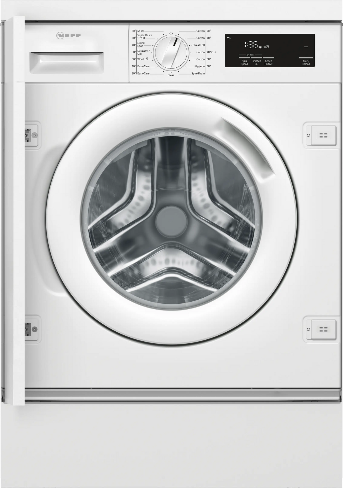 NEFF W543BX2GB built-in washing machine in White