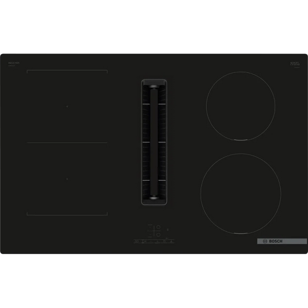 Bosch Series 4 Induction hob with integrated ventilation system 80 cm | PVS811B16E Bosch Hob Euronics Ireland