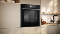 NEFF B64CT73G0B N90 Slide&Hide pyrolytic single oven in Graphite-Grey