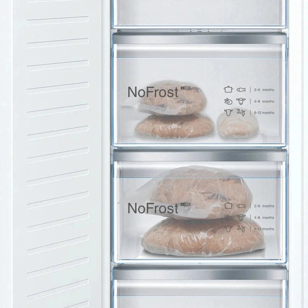 Bosch Series 4 built-in freezer 177.2 x 55.8 cm flat hinge | GIN81VEE0G Bosch Integrated Fridge Euronics Ireland
