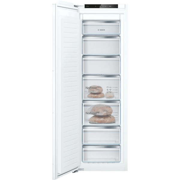 Bosch Series 4 built-in freezer 177.2 x 55.8 cm flat hinge | GIN81VEE0G Bosch Integrated Fridge Euronics Ireland