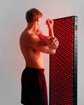 Flowlife Flowlight Panel 4300 Eight Waves Full-Body Red Light Panel - Black - in use, side view