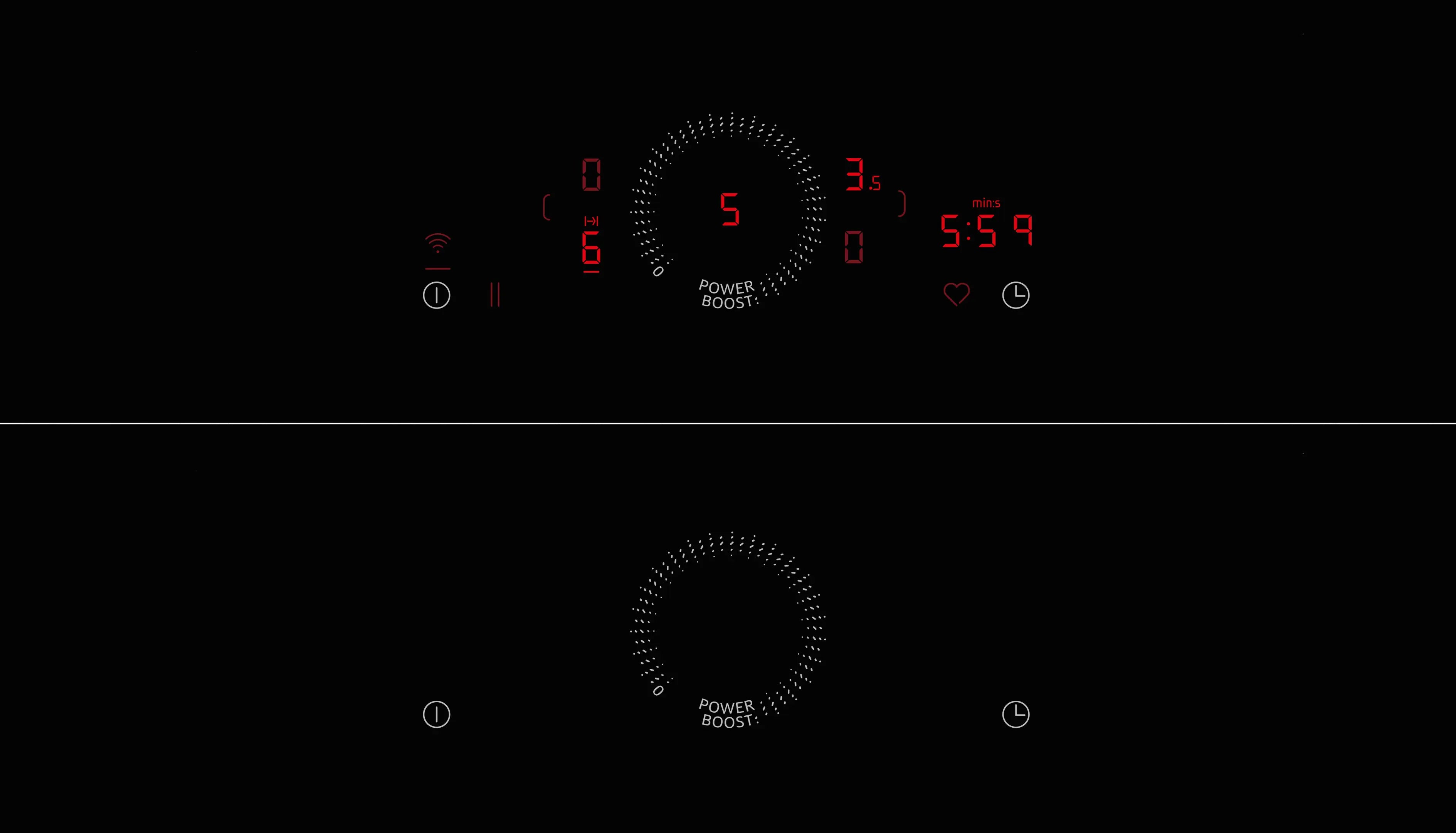 NEFF N 70 V58PHQ4C0 80cm Flush-Mount Induction Hob with Integrated Ventilation System in Black