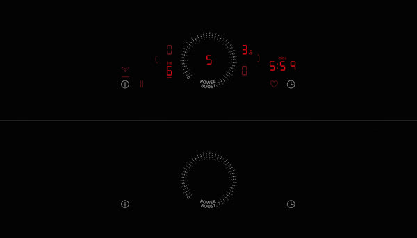 NEFF N 70 V58NHQ4L0 80cm Induction Hob with Integrated Ventilation System in Black
