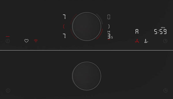 NEFF N 90 V68AUX4C0 80cm Induction Hob with Integrated Ventilation System in Black