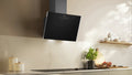 NEFF N 30 D63IDK1S0B 60cm angled glass chimney cooker hood in Black