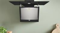 Bosch Series 2 80cm inclined glass cooker hood in Black