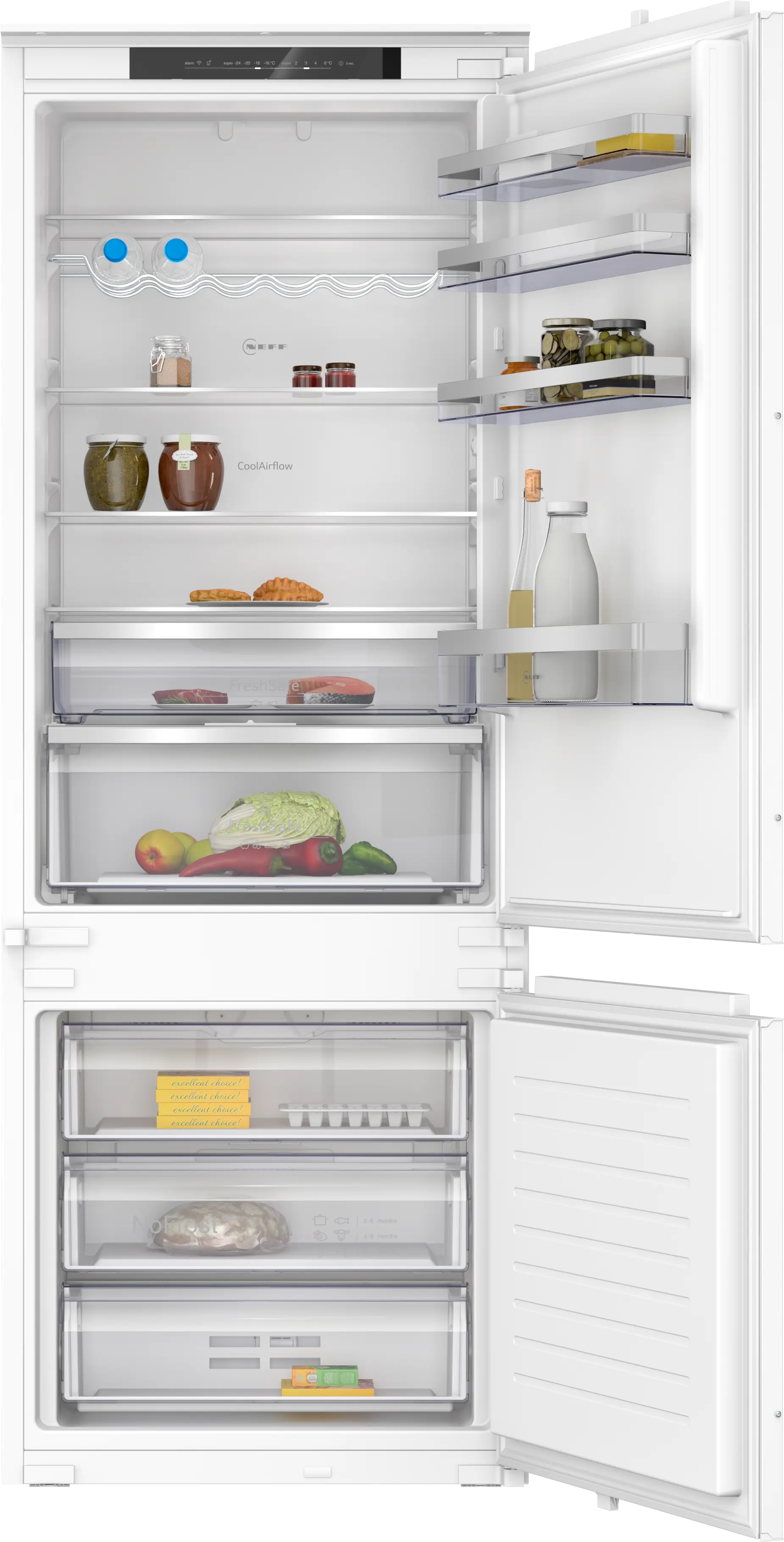 NEFF N50 KB7962SE0 built-in XXL fridge freezer in White