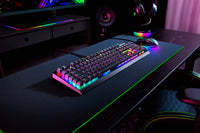 Razer BlackWidow V4 X Mechanical Gaming Keyboard, Green Switch, UK Layout, Black product image