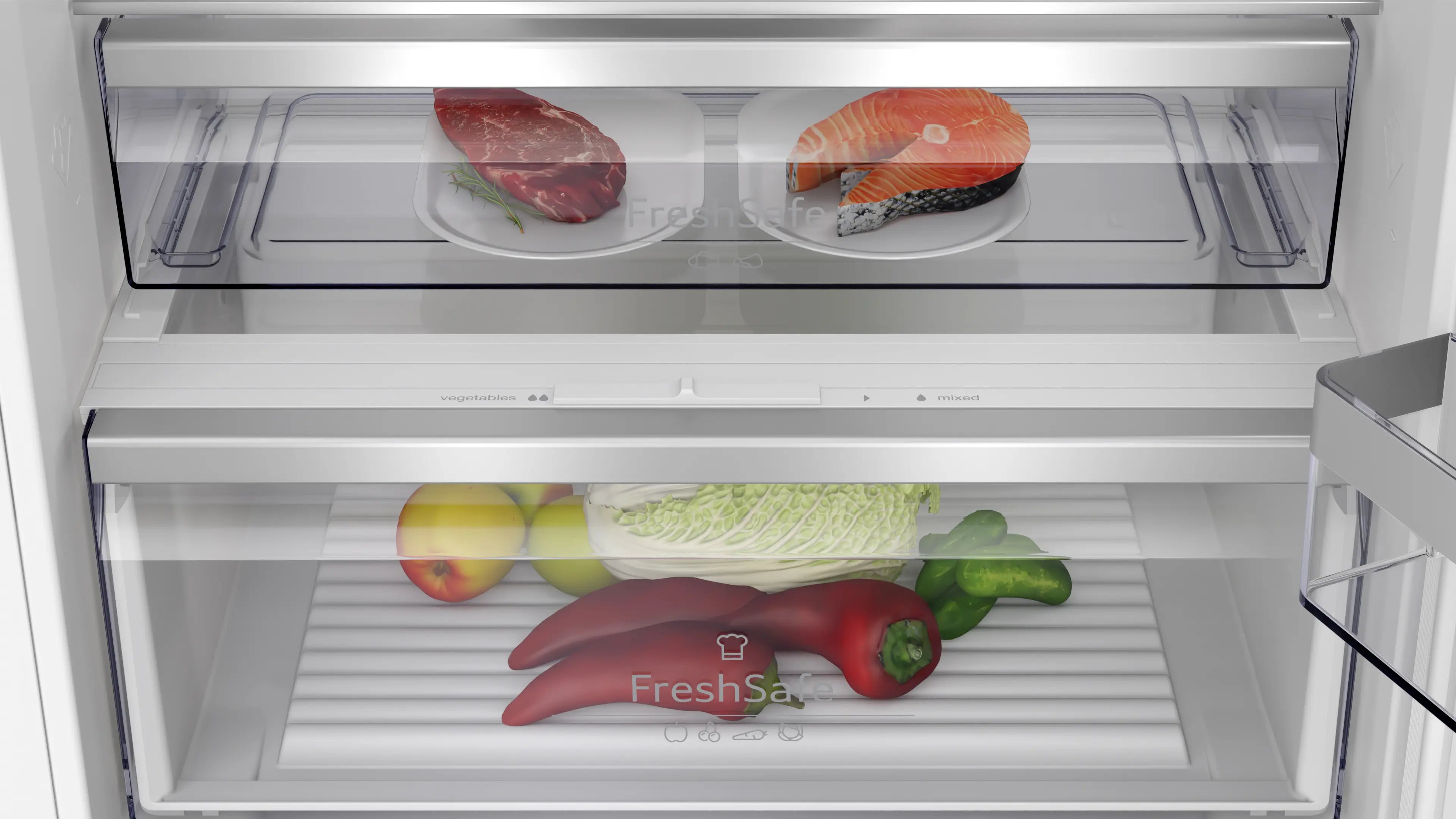 NEFF N50 KB7962SE0 built-in XXL fridge freezer in White