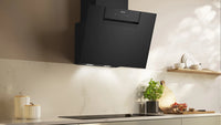 NEFF N 50 60cm angled glass cooker hood in Black