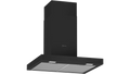 NEFF N 30 D62BBC0S0B 60cm wall-mounted chimney cooker hood in Black
