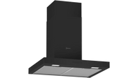 NEFF N 30 D62BBC0S0B 60cm wall-mounted chimney cooker hood in Black