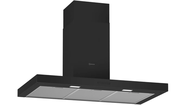 NEFF N 30 D92BBC0S0B 90cm wall-mounted chimney cooker hood in Black