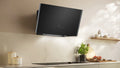 NEFF N90 D98IPT2S0B 90cm angled wall-mounted cooker hood in Black