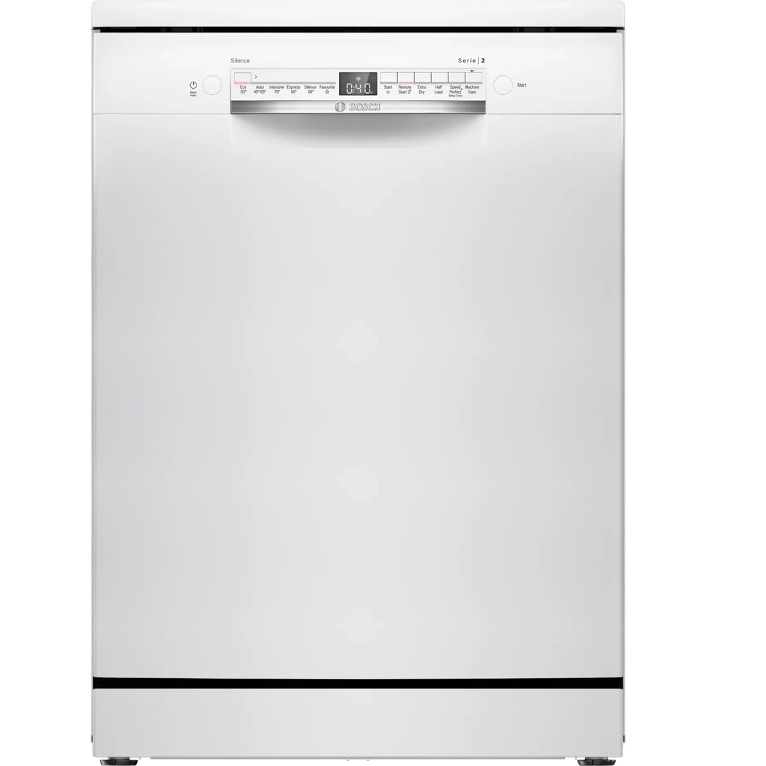 Bosch Series 2 free-standing dishwasher 60 cm White | SMS2HVW67G Bosch Dishwasher Euronics Ireland
