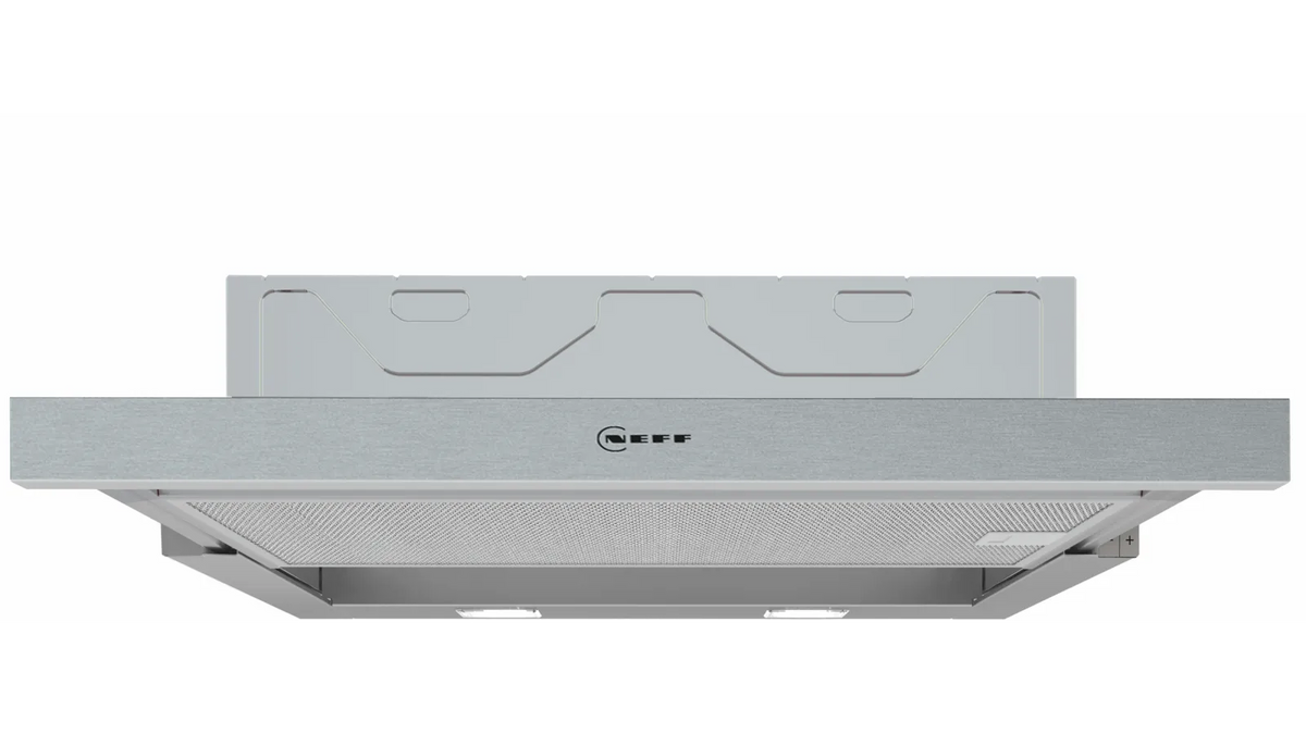 NEFF N 50 D46ED22N1B 60cm telescopic cooker hood in Silver Metallic