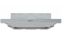 NEFF N 50 D46ED22N1B 60cm telescopic cooker hood in Silver Metallic