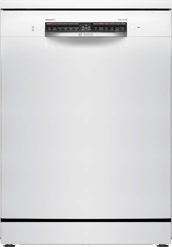 Bosch SMS4EKW06G Series 4 freestanding 60cm dishwasher in White