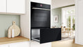 Bosch BID7101B1B Series 8 built-in 29cm warming drawer in Black