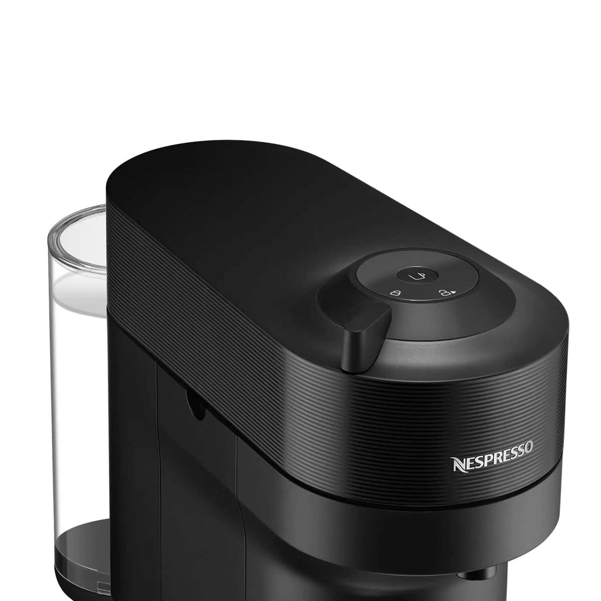 De'Longhi Nespresso Vertuo Pop Capsule Coffee Machine - Black - close-up