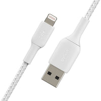 Belkin BoostCharge Pro Braided USB-A to Lightning Cable 1m White product image