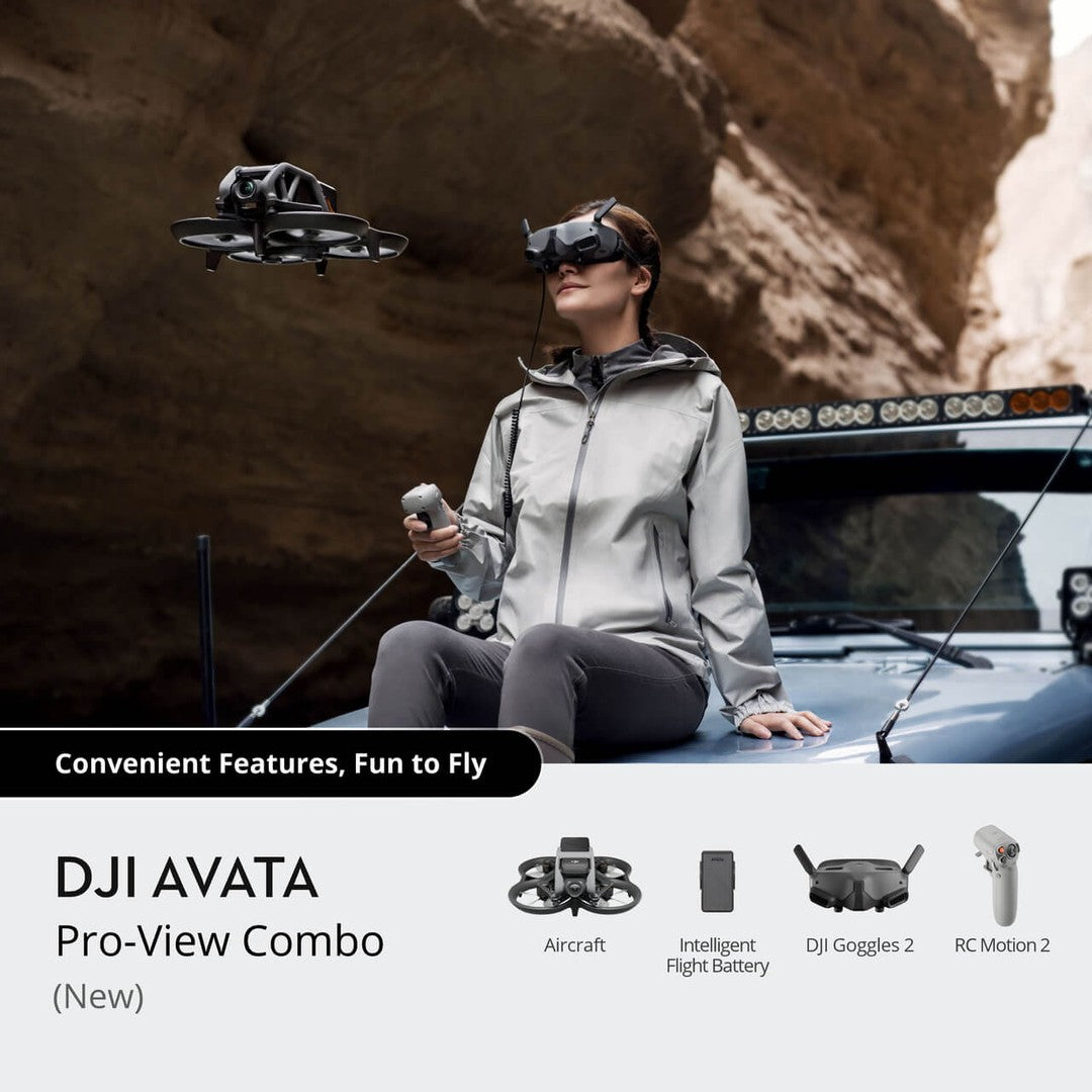 DJI Avata Pro-View Combo Drone with Goggles 2 and RC Motion 2 | CP.FP.00000115.01 DJI Drone Euronics Ireland